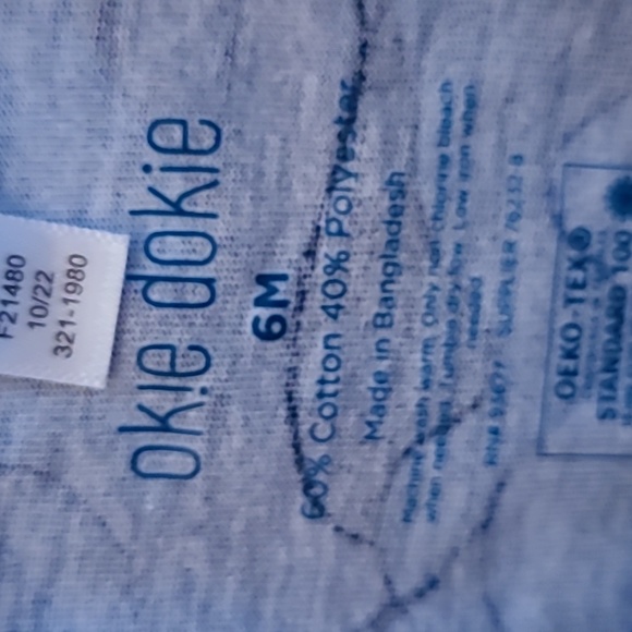 5 ITEMS OKIE DOKIE BABY BOY BUNDLE ALL SIZE 6 MONTHS - Picture 15 of 16